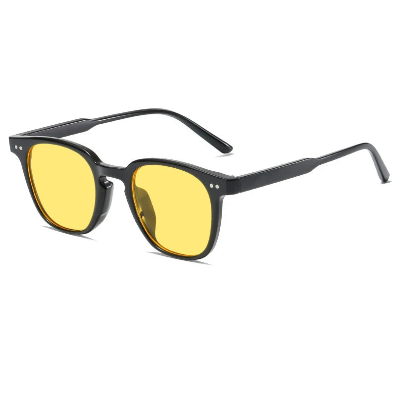 New Vintage Square Sunglasses Women Men Luxury Brand Small Round Sun Glasses Female Small Eyewear Sunglasses for Male Female
