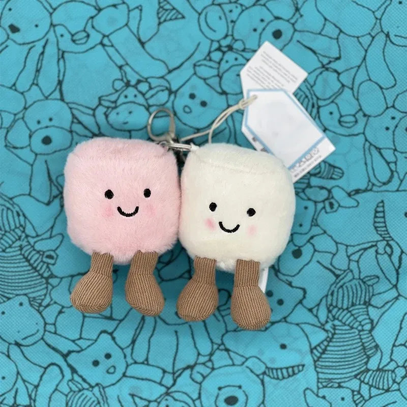 Hot tea bag Jc Cute Plush Toy label cute girl bag charm plush toy keychain Kawaii plush toy Limited New Gift bag