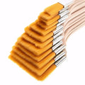 12Pcs Nylon Paint Brush Set Premium Synthetic Bristles for Acrylic Oil Watercolor Painting Essential Art Supplies