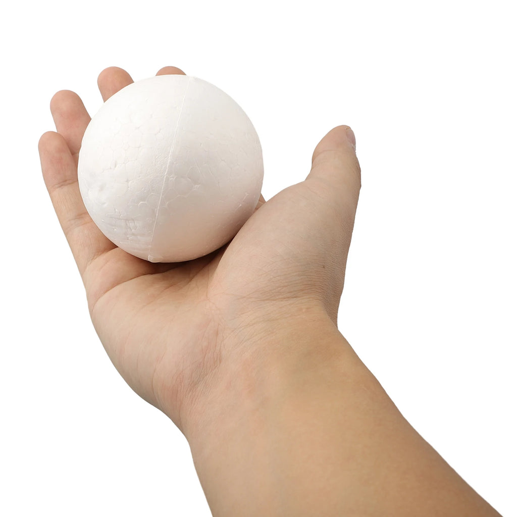 6-12cm Modelling Polystyrene Foam Balls White Craft Balls DIY Hand-painted Gifts Accessory Wedding Celebrations Event Supplies