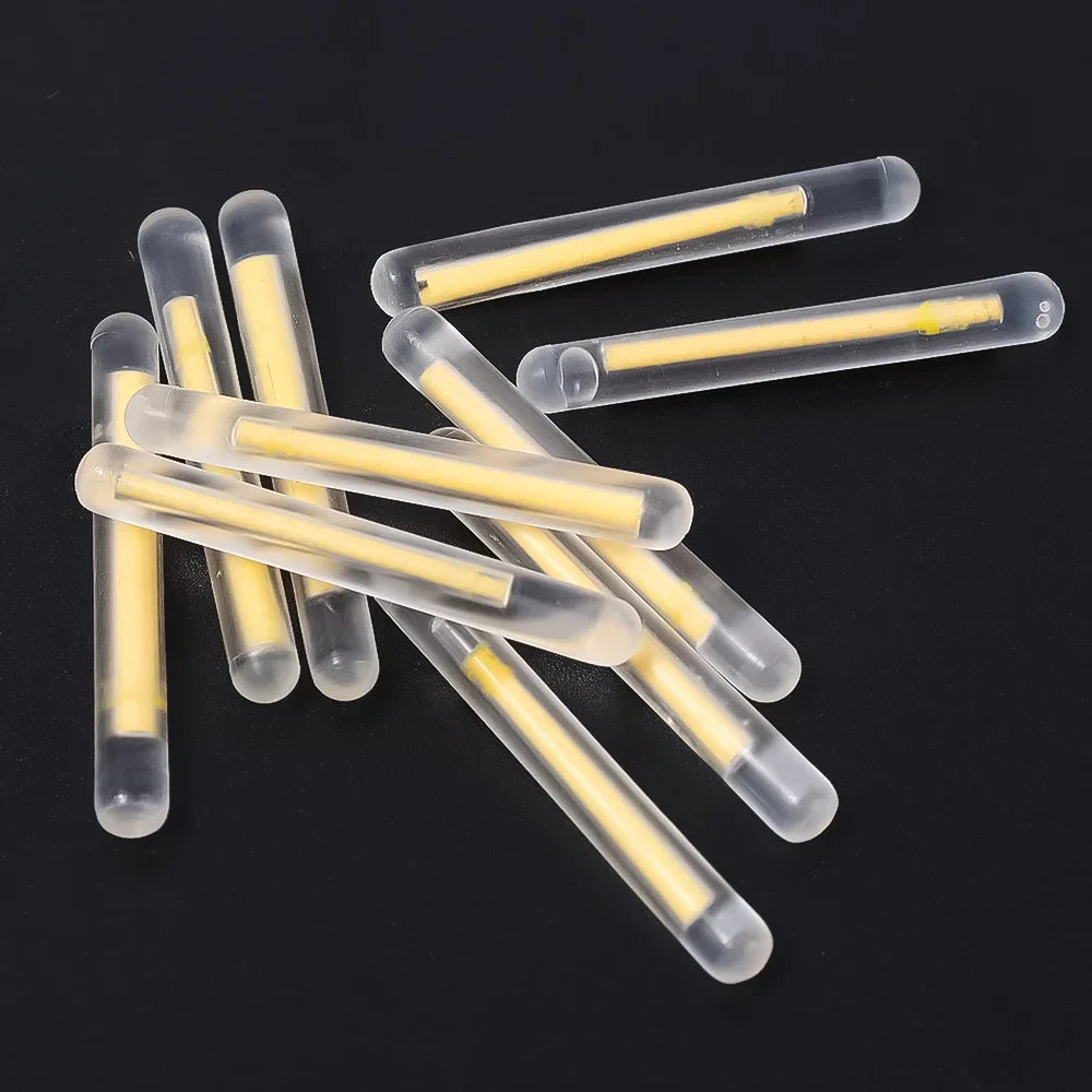 BRAVMACK 50/100pcs Outdoor Fishing Fluorescent Rod Firefly Fluorescent Rod Light Fishing Floating Rod Light Dark Luminous Rod