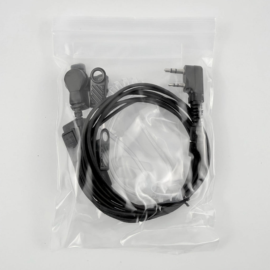 Air Tube Earpiece Headset PTT Mic Earphone for   Quansheng UV-K5 K6 Baofeng UV-5R BF-888S UV-5RH 21 17 PRO HAM Radio