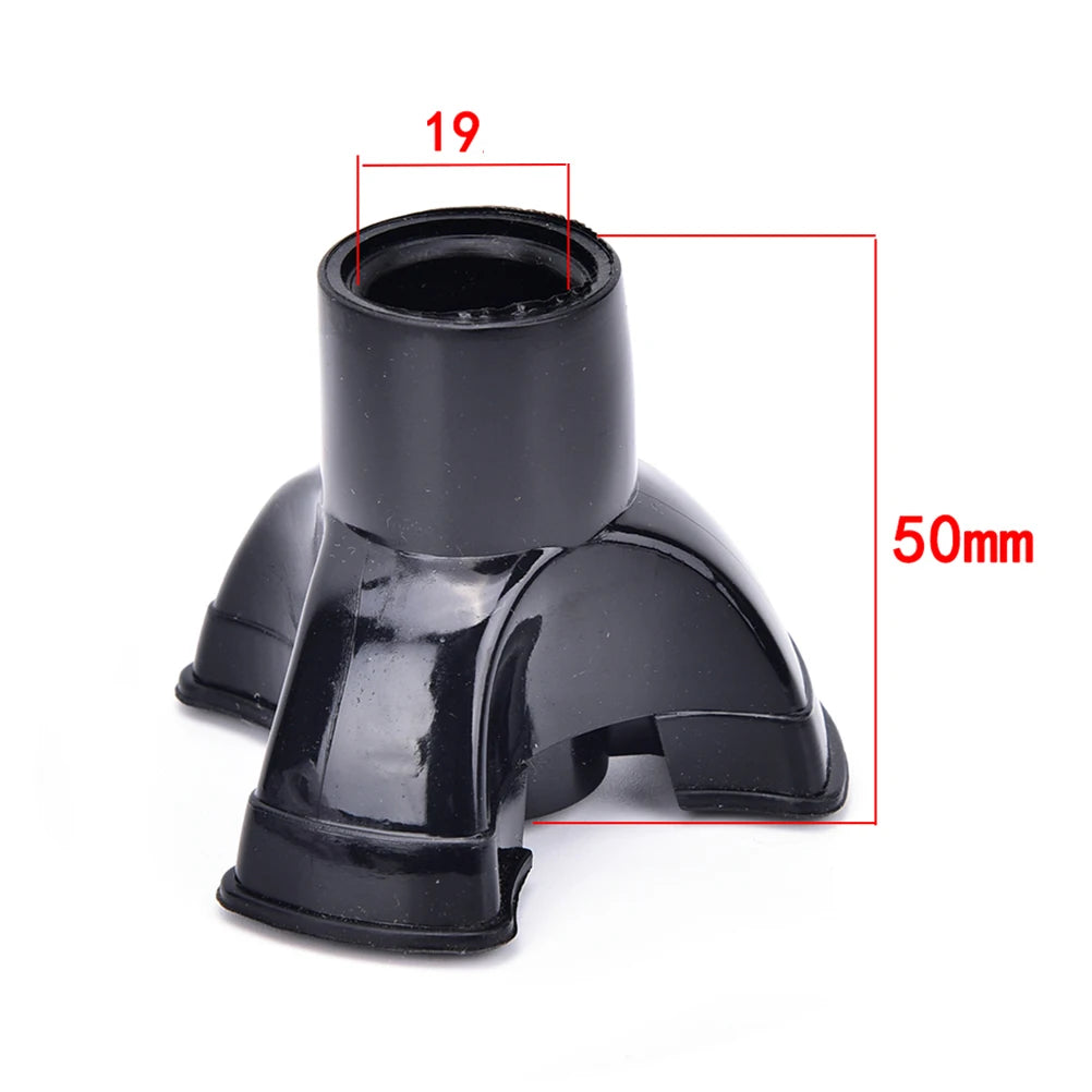 1pc Walking Stick Cane Crutch Pad Rubber Heavy Duty Ferrule End Bottom 19mm Outdoor Camping Hiking Accessories