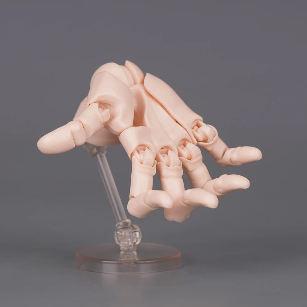 New 1/2 Palm Mini Articulated Action Figure - Anime Character Base Model with Movable Joints - Gashapon Artist Reference Tool