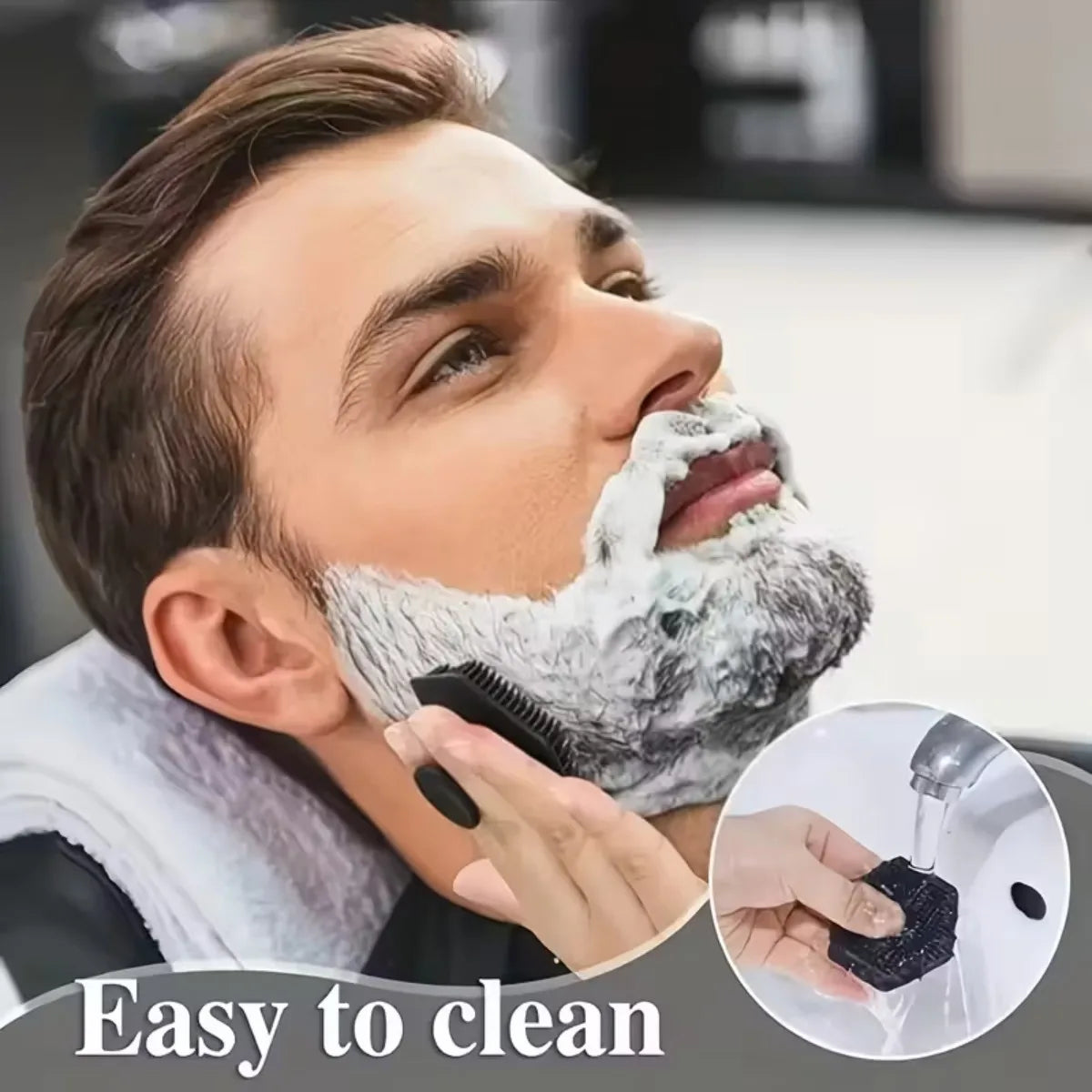 4PCS Set Silicone Body Scrubber Soft Exfoliating Brush for Face Gentle Shower Massage and Skin Cleansing Bathroom Accessories
