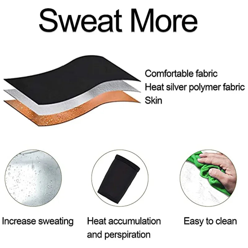 1Pair Arm Slimming ShaperS Compression Wrap Sport Sauna Sweat Bands for Weight Loss Women Workout Fitness Arm Trimmer Strap