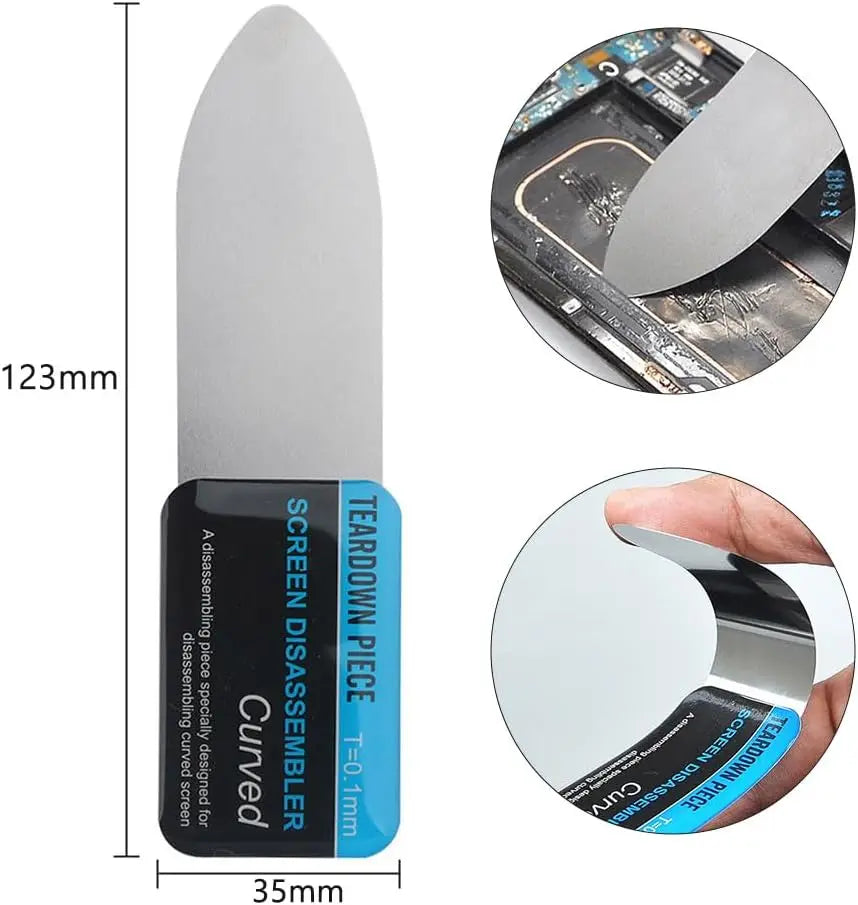 1-5PCS Stainless Steel Blade Soft Thin Pry Spudger Cell Phone Tablet Screen Battery Opening Tools For Samsung IPhone IPad Opener