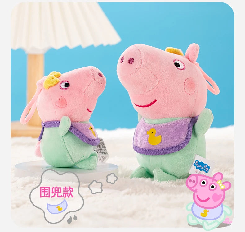 Genuine Peppa Pig Evie 12-19cm Evy Peppa George dinosaur Bear daddy mammy Boys Girls Birthday Gift Toys Christmas Doll Hot sale