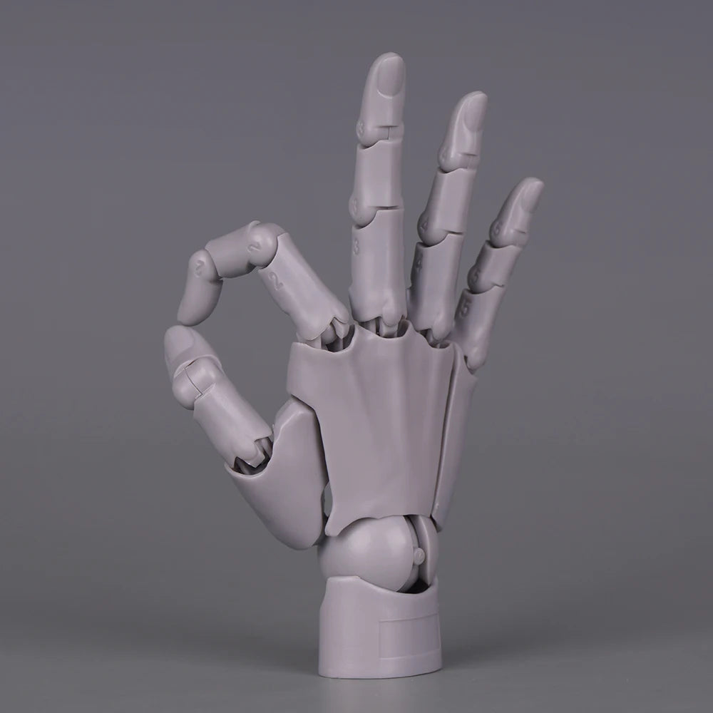 New 1/2 Palm Mini Articulated Action Figure - Anime Character Base Model with Movable Joints - Gashapon Artist Reference Tool