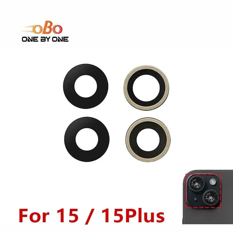Back Rear Camera Lens Glass For iPhone 13 14 15 16 PLUS PRO MAX MINI Lens Glass with Pre-installed Adhesive Replacement