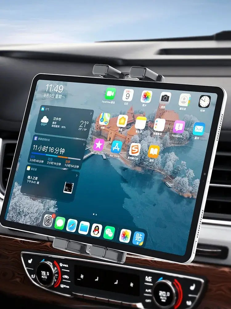 Car Tablet Holder 360Rotation Universal Adjustable Car Air Vent Mount Stand for iPhone iPad Air Mini Samsung Fold Xiaomi Tablets