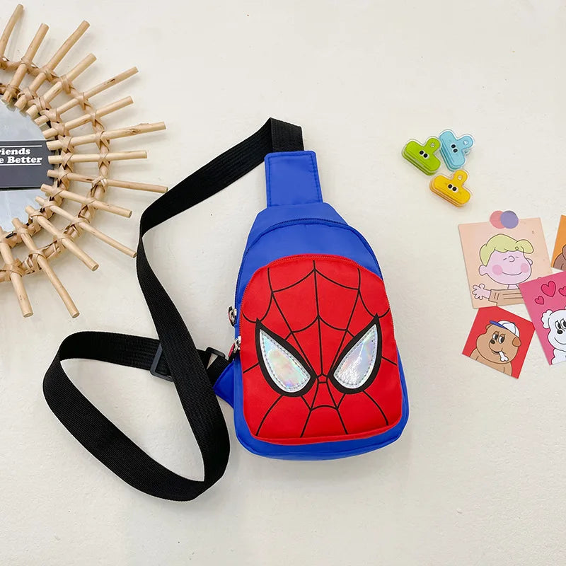 Marvel New Children's Shoulder Backpack Spiderman Pattern Large Capacity Bag Casual Student Boys Girls Bag