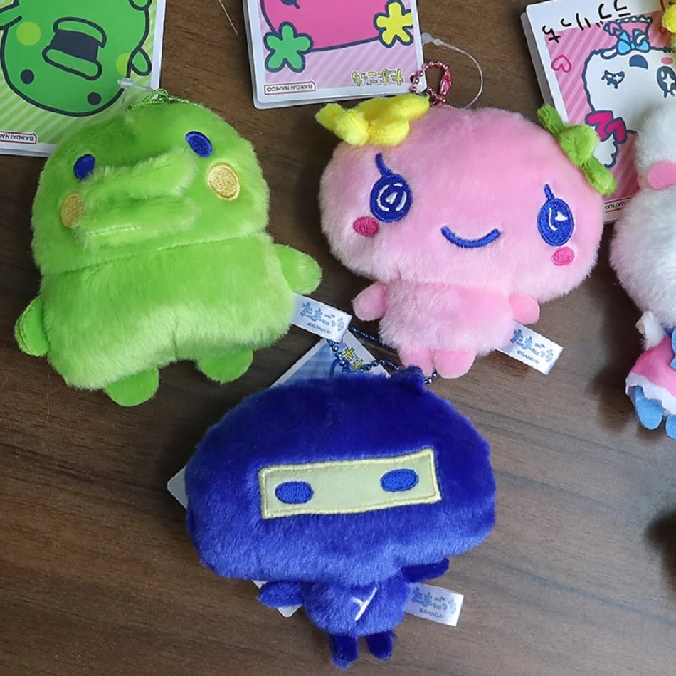 Hot Tamagotchi Anime Mametchi Plush Doll Keychain Kawaii Mimitchi Bag Doll Pendant Kuchipachi Cartoon Doll Cute Girly Gift