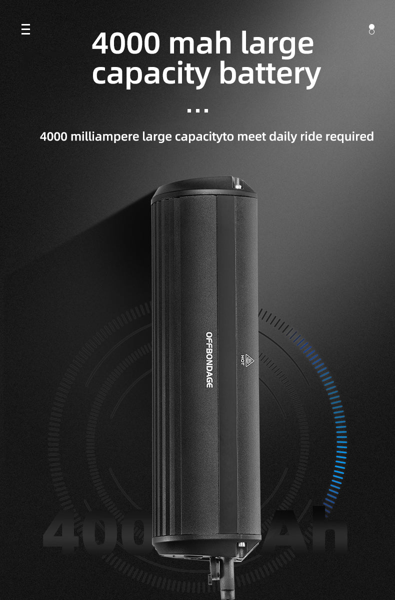 OFFBONDAGE Bicycle Light Front  Bike Light Waterproof Flashlight USB Charging MTB Road Cycling Lamp Accessories