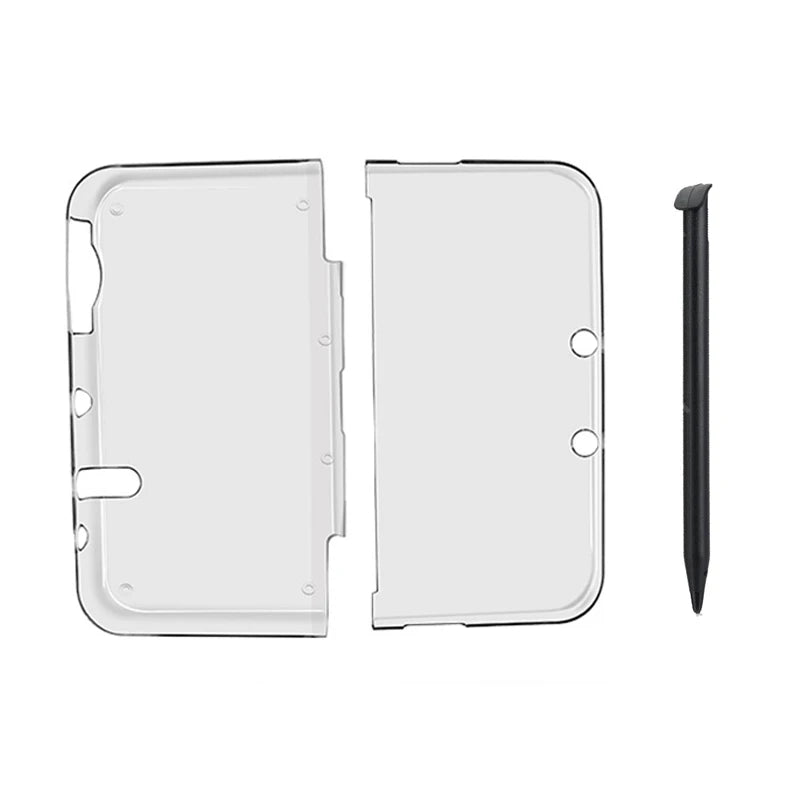 Transparent Protective Shell Case For New 3DS XL LL Clear Hard Guard Skin Cover For New 3DSLL XL w/ Stylus Pen Game Accessories