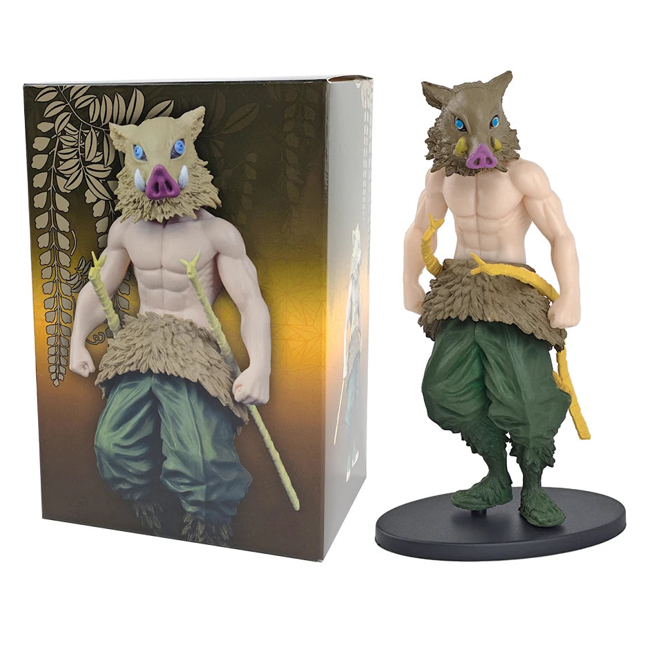 Anime Figure Kamado Tanjirou Nezuko Demon Slayer Figure Action Figures PVC Model Toys Zenitsu Figurine Inosuke Kimetsu No Yaiba