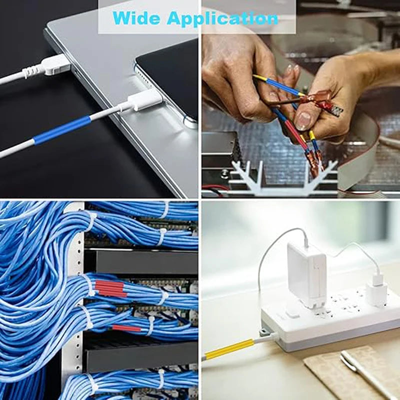 1300/650 Heat-shrink Tubing Thermoresistant Tube Heat Shrink Wrapping Kit Electrical Connection Wire Cable Insulation Sleeving