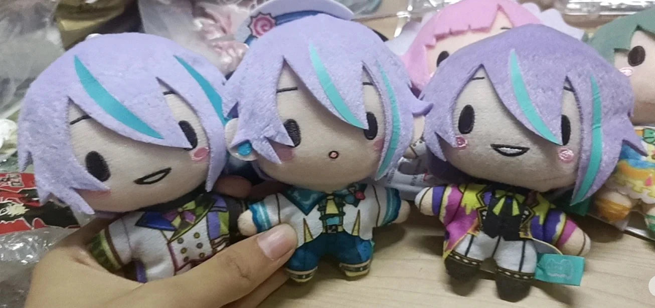 10cm Pjsk Plush Keychain Project Sekai Kamishiro Rui Stuffed Plushie Pendant  Yoisaki Kanade Kawaii Backpacks Ornaments Toy Gift