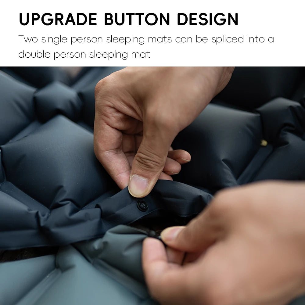 TARKA Inflatable Camping Mats Air Mattress With Pillow Outdoor Tourist Sleeping Pad Self-Inflating Mattress For Hiking Climbing