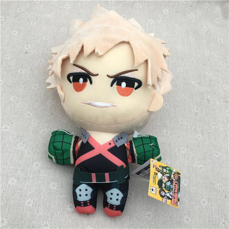 3pcs 10CM Hero Academy Cartoon Animation Green Valley Lzuku Doll Blasted Frozen Plush Pendant Ragdoll Male And Female PlushToy