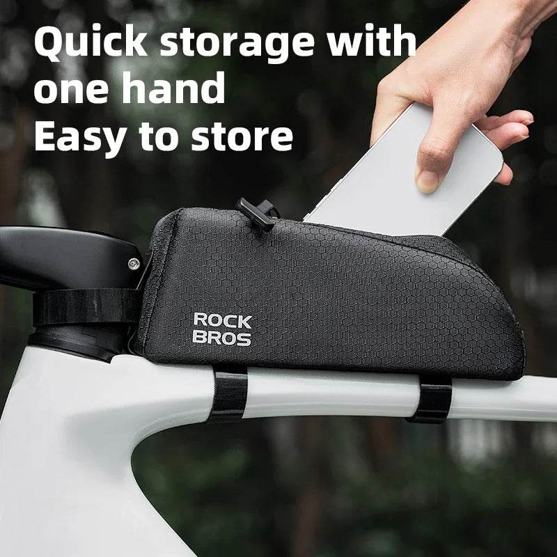 ROCKBROS Bicycle Bag Top Tube Bag / Bottom Tube Bag Large Capacity Waterproof MTB Road Bike Triangle Pannier Front Cycling Bags