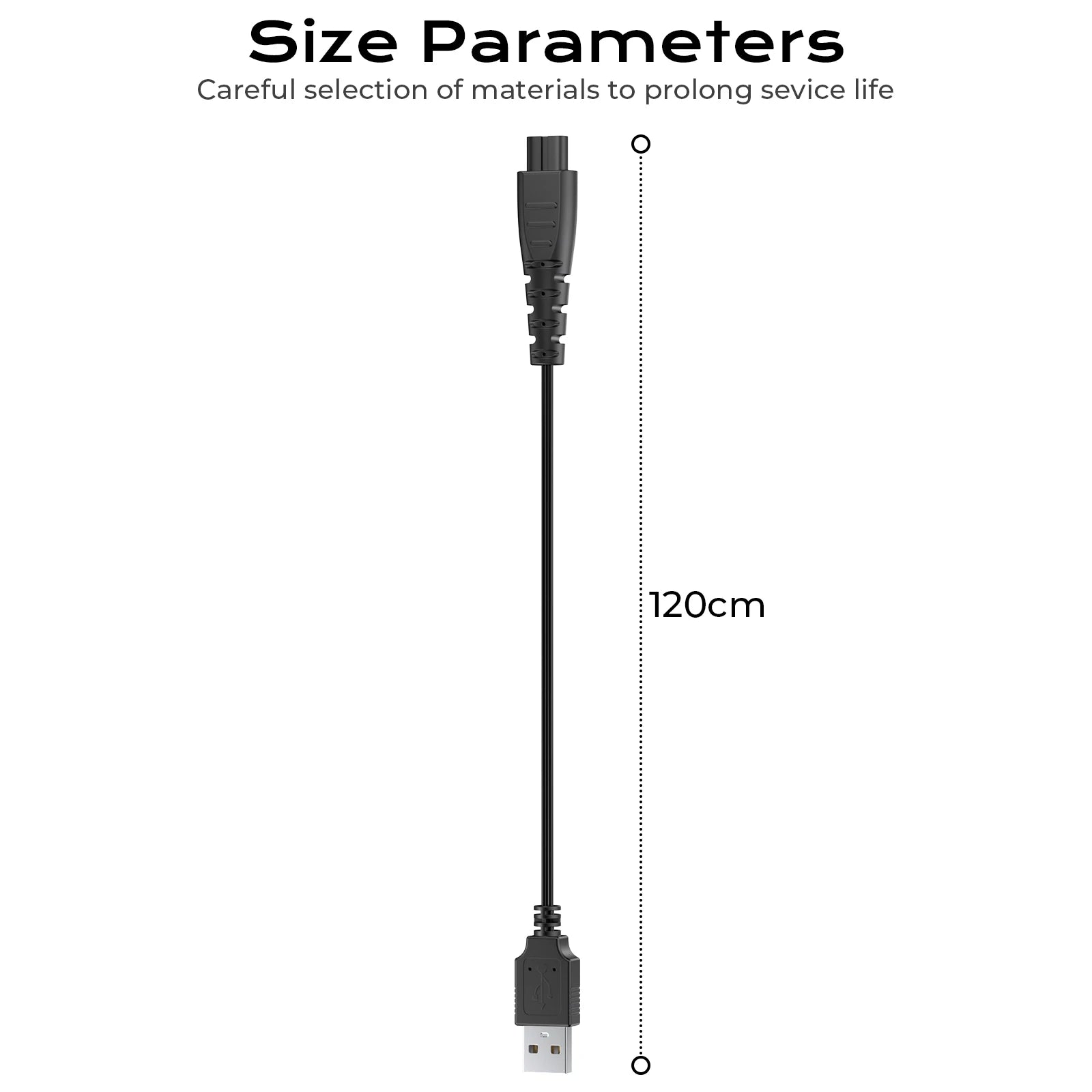 5V 1A Charging Cable For Remington Shaver HC5870 HC4250 PF7500 PF7600 PG6250 PG6255 PG6170 PG6171 XF8550 XF8700 XR1400 XR1430