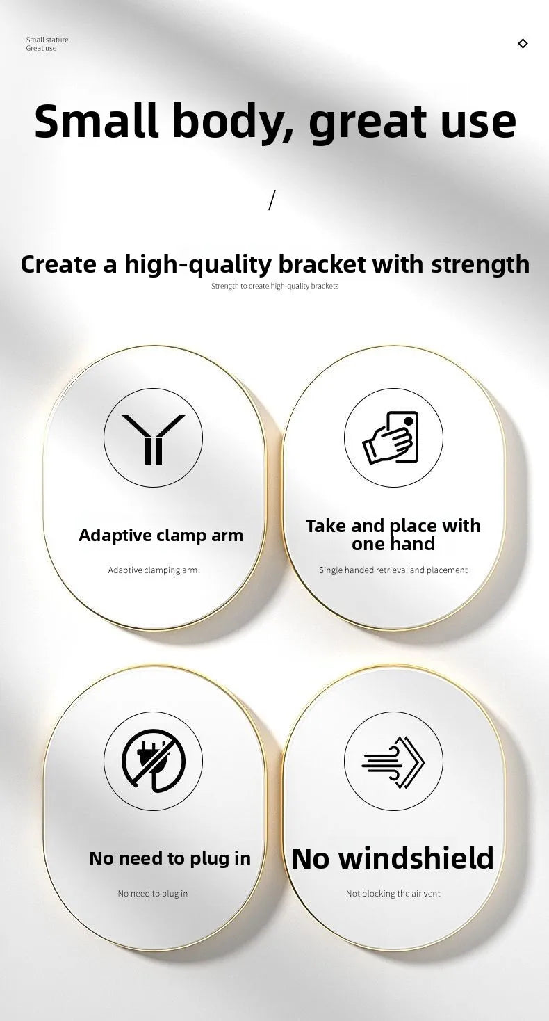 Car Phone Holder Car Air Vent Clip Mount Mobile Cell Stand Smartphone GPS Support For 5-7 Inch Mobile Devices Car accessories