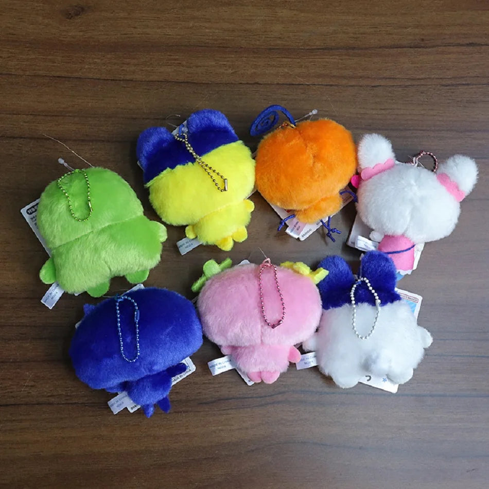 Hot Tamagotchi Anime Mametchi Plush Doll Keychain Kawaii Mimitchi Bag Doll Pendant Kuchipachi Cartoon Doll Cute Girly Gift