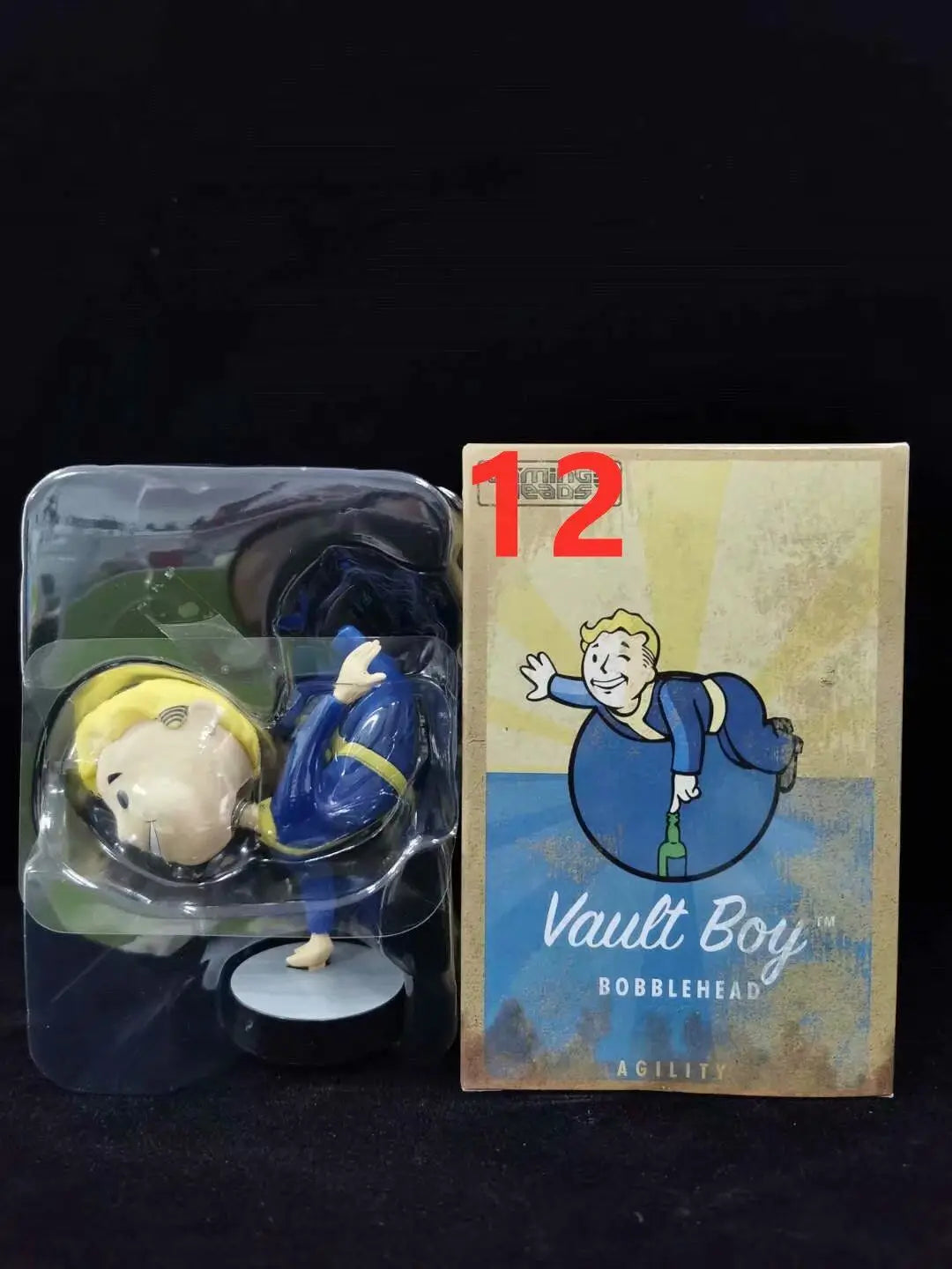 Hot Vault Boy Generation 7 Shaking Anime Action Figure Statue Model Room Ornament Toys Collectible Childrens Surprise Xmas Gifts