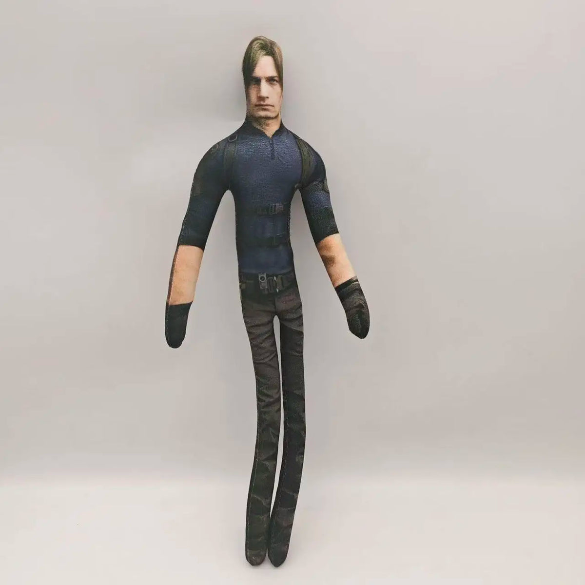 Funny 28cm With Body Wire Flexible Anime Resident Game Evil Character Leon Scott Kennedy and Ada Wong Plush Toys Plushie Doll