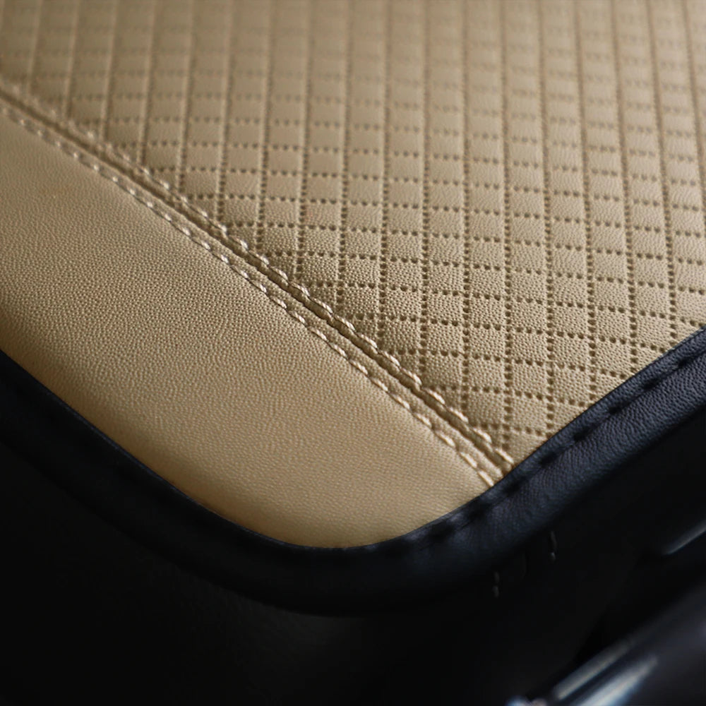 1 PU Comfortable Embossed Waterproof Anti-fouling Car Armrest Cushion Central Control Cushion Automotive Supplies