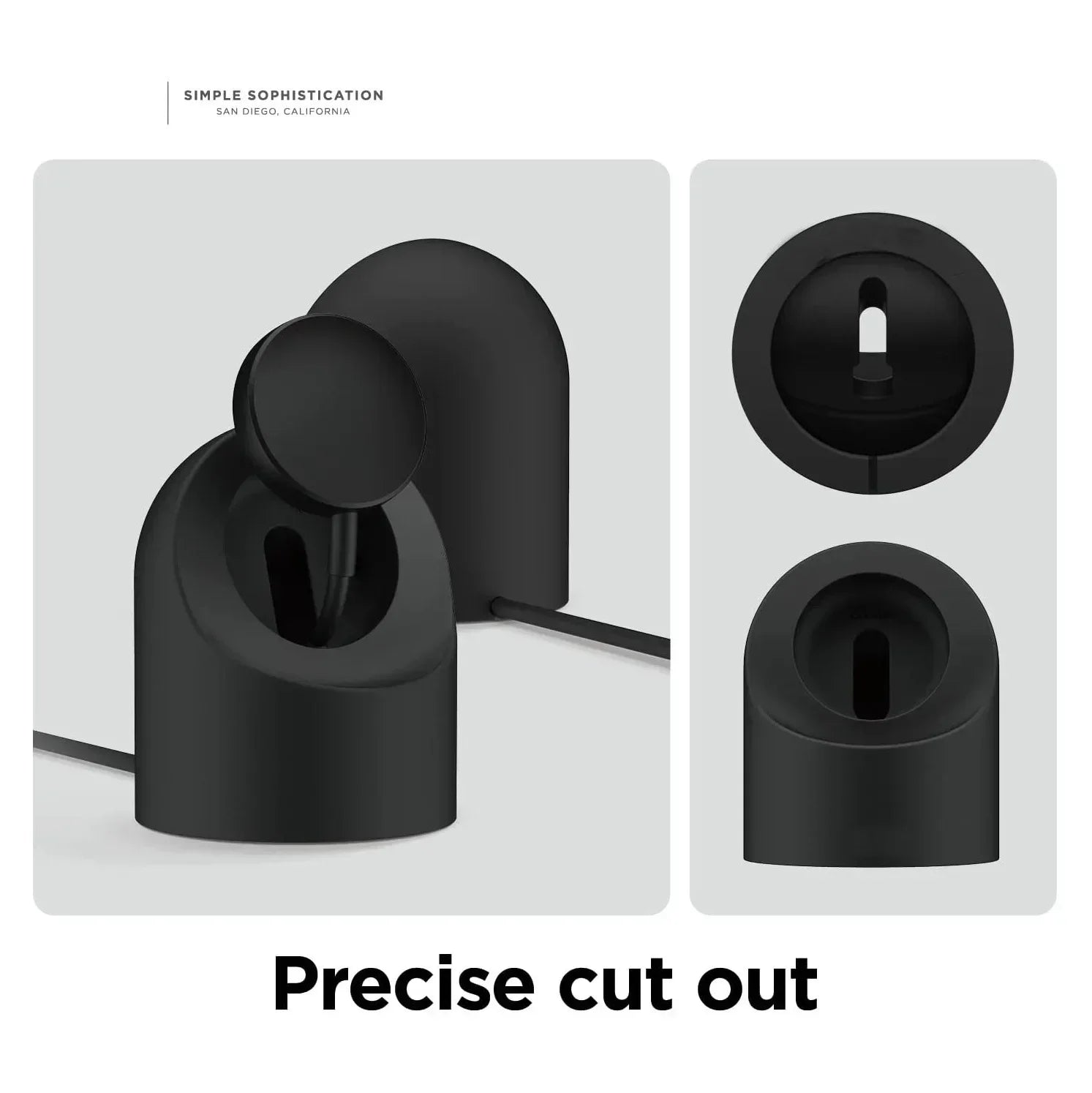 Compatible with Samsung Galaxy Watch 7 6 5 Charger Stand 40 44 46mm Galaxy Watch 5Pro Charger silicone Stand Charging base