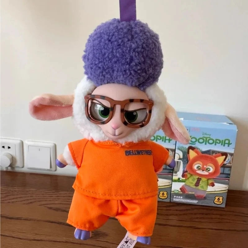 High Quality Zootopia Series Blind Box Judy Nick Vinyl Plush Cartoon Character Pendant Trendy Toys Box Birthday Gifts for Kids