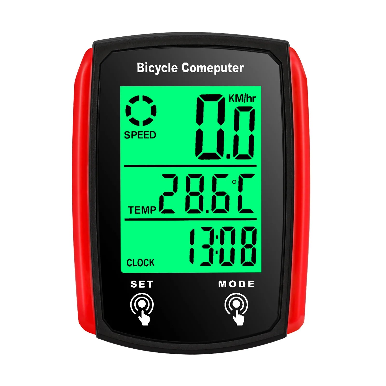 Bike Computer Bicycle Odometer LCD Screen Wired Cycling Speedometer Mountain Bike Speedo Meter Bike Accessories