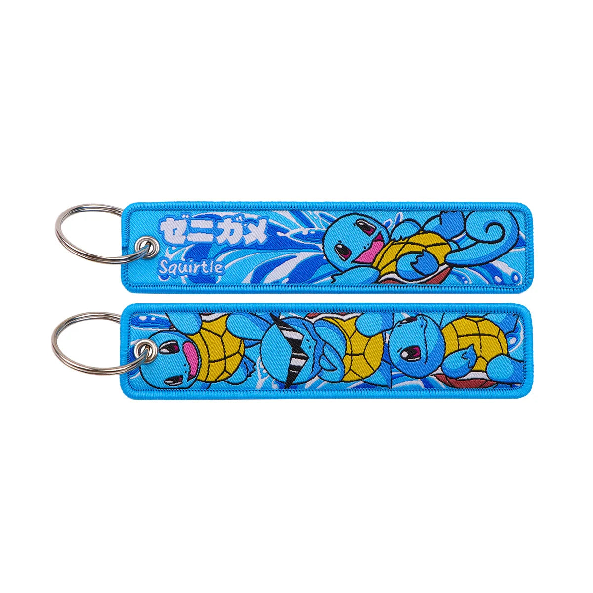 Cute Anime Elf Embroidery Key Fobs Cool Game Key Tags Keychains for Motorcycles Cars Fashion Key Rings Accessories Gifts 1pcs