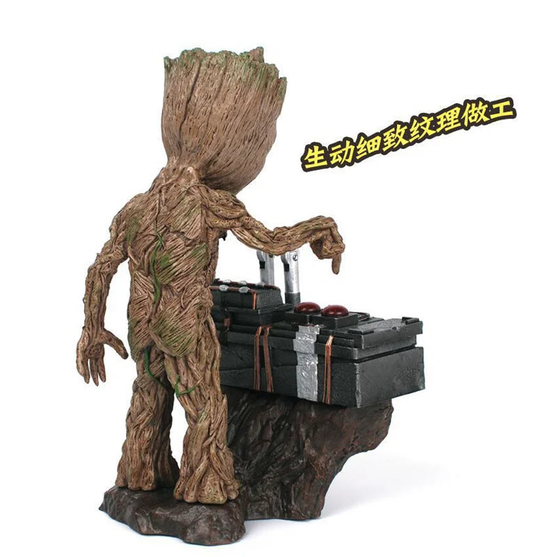Marvel Guardians Of The Galaxy Groot Statue Model Avengers Cute Baby Tree Man Pvc Anime Action Figure Toys Collection Kids Gift