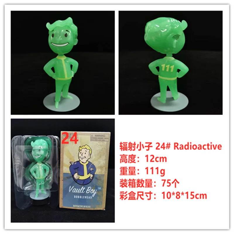 Hot Vault Boy Generation 7 Shaking Anime Action Figure Statue Model Room Ornament Toys Collectible Childrens Surprise Xmas Gifts