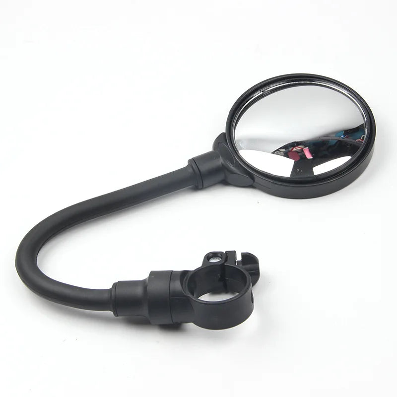 1PC Bicycle Rearview Handlebar Mirrors 360 for Mountain Road Bike Motorcycle Bendable Hose Adjustable Rearview Mirror