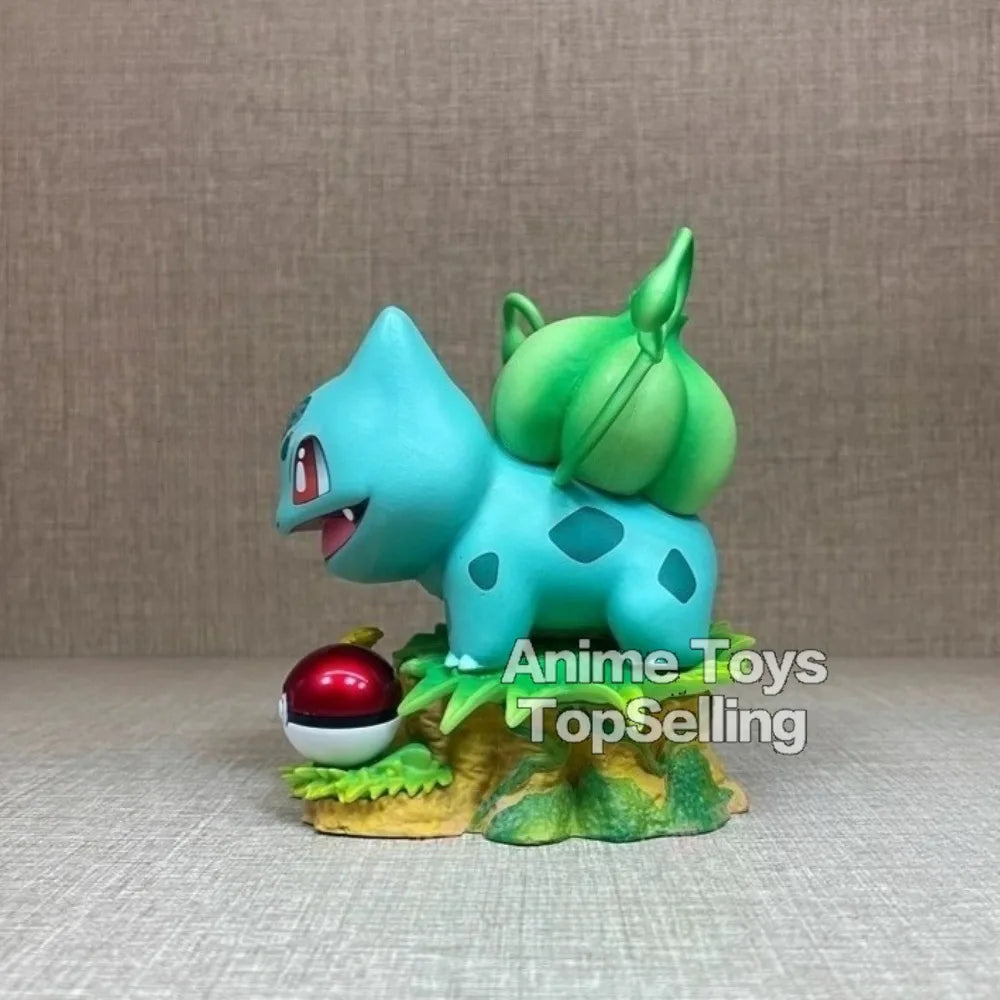 10cm/3.94in Anime Pokemon Figure Bulbasaur Action Figures Pvc Collection Model Toys for Gifts