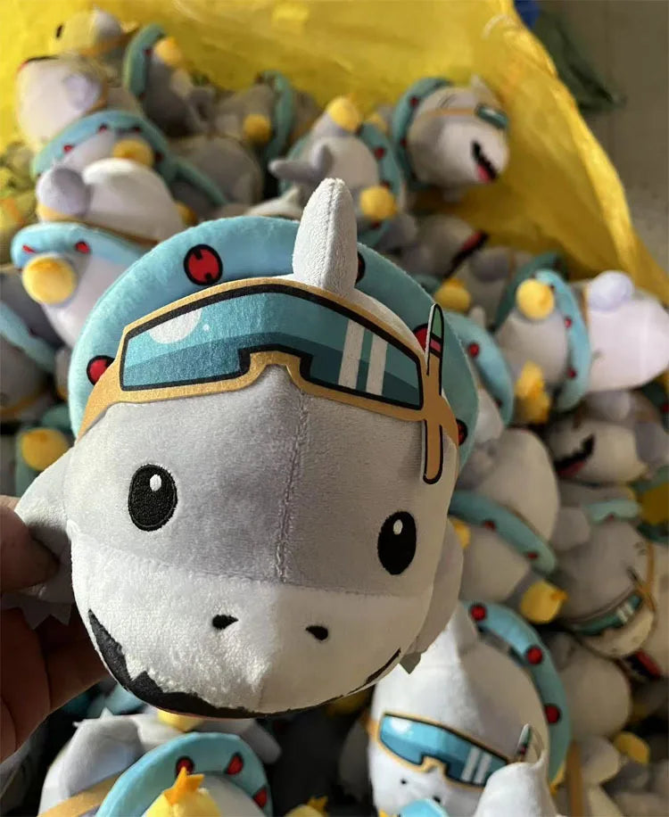 Jeff The Land Shark PlushToy Cartoon Anime Cute Dolls Soft Stuffed Toy Special Birthday Gift For Kids Adults and Room Decoration