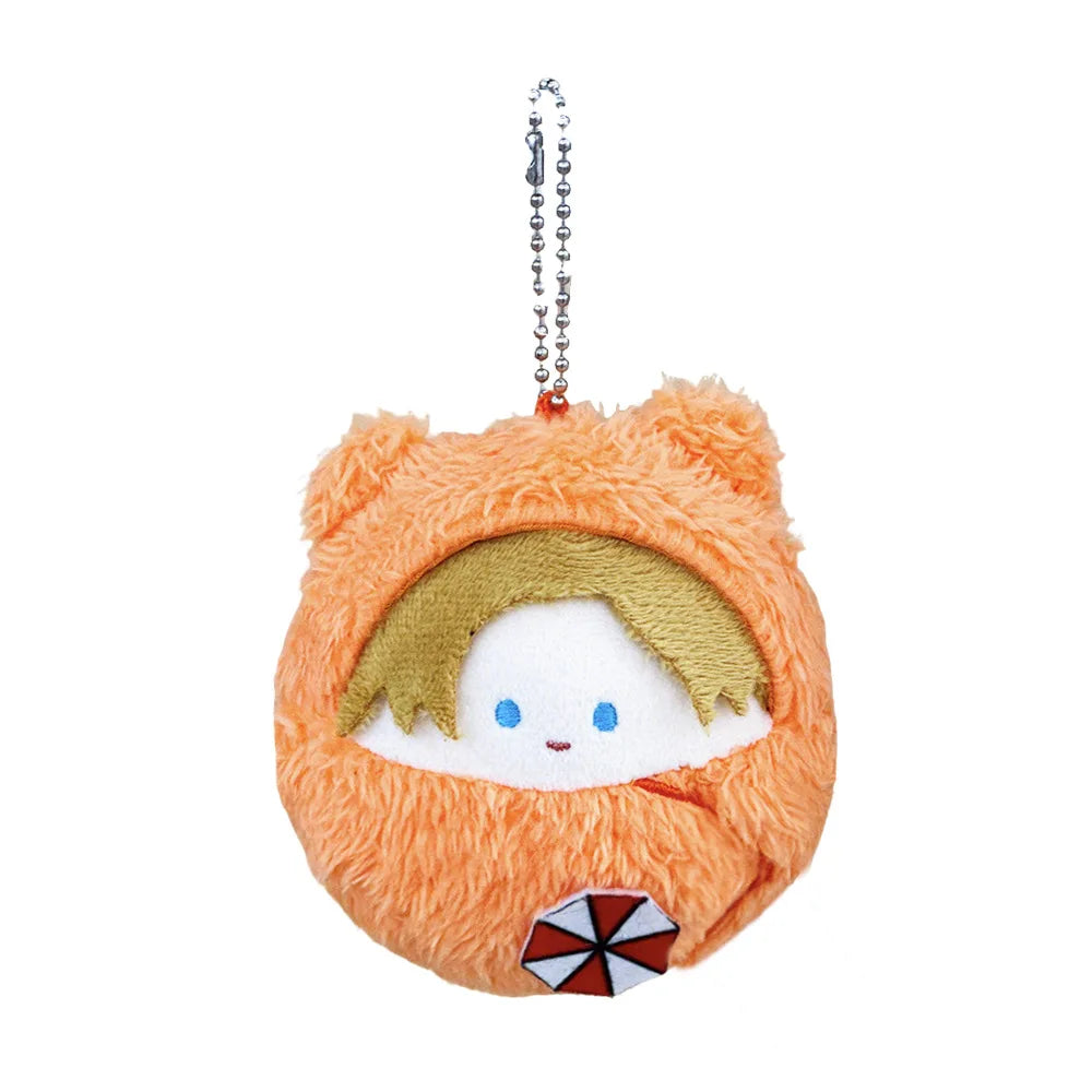 10cm Biohazard Resident Evil Leon S. Kennedy Plush Toys Cute Soft Stuffed Keychain Dolls For Kid Birthday Christmas Gift