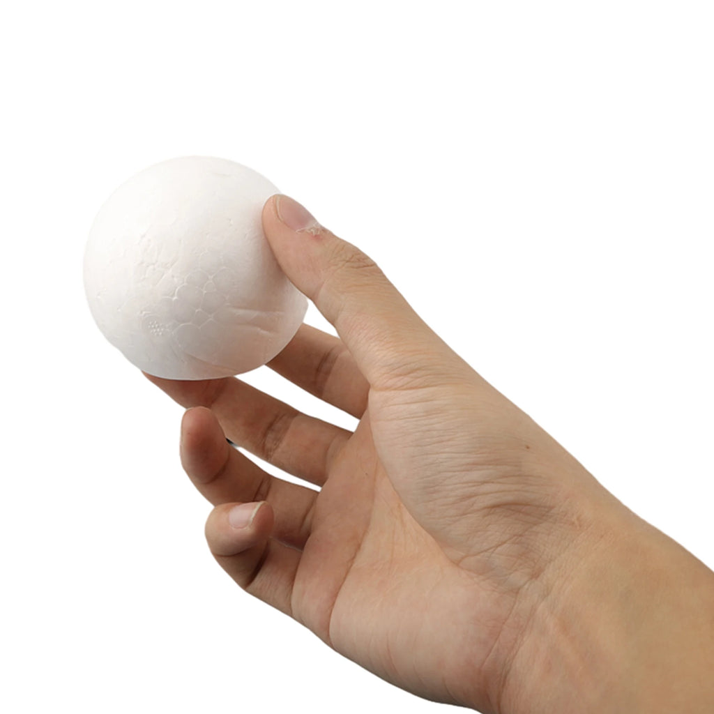 6-12cm Modelling Polystyrene Foam Balls White Craft Balls DIY Hand-painted Gifts Accessory Wedding Celebrations Event Supplies