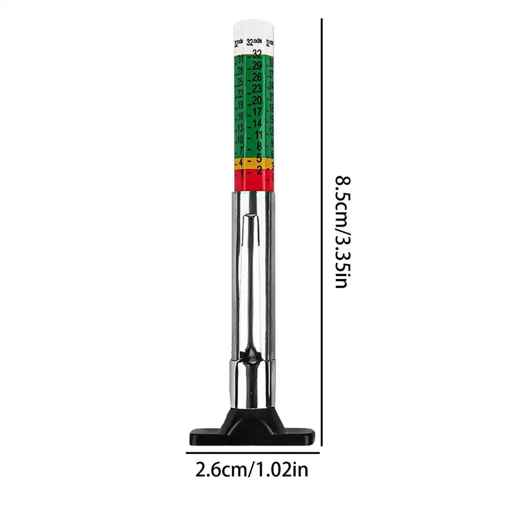 2/5/10Pcs Car Tyre Measuring Pen 25mm Universal Tire Tread Pattern Depth Measuring Tool AutomotiveTire Depth Gauge