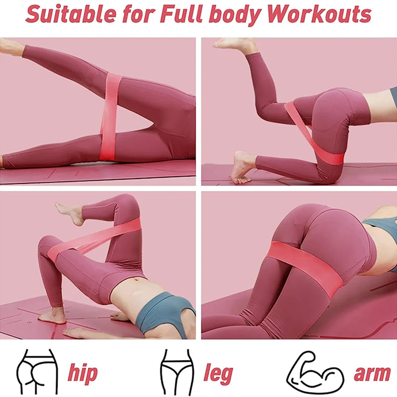 Tension Band Elastic Band, Yoga Fitness Shaping Legs Core Exercise, Strength Rehabilitation Training, Circular Resistance Circle