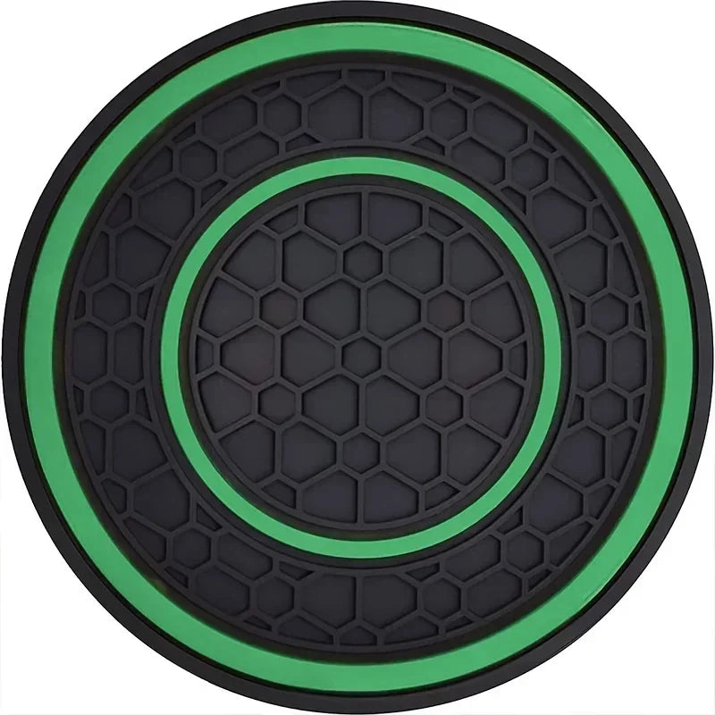 New 2-piece Anti Slip Mat, Car Coaster, Durable Car Cup Holder, Coaster, Universal, Dust-proof Protection for Car Interior