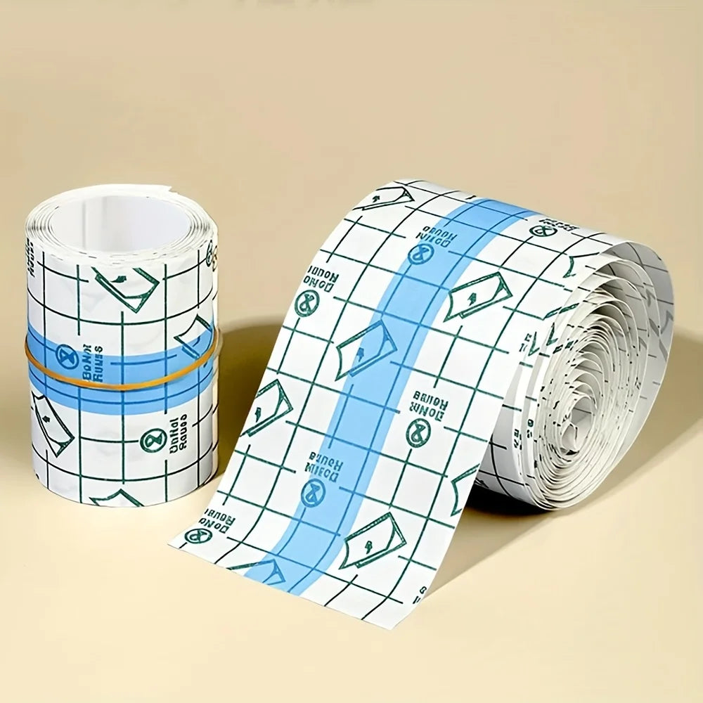1 Roll Transparent Self-Adhesive Tape, PU Material Bandage Portable Finger Protector, Anti-Friction Sticker for Bathing