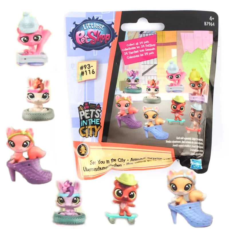 Littlest Pet Shop Hasbro Cute Animal Model Figure Cat Model Toys LPS Blind Box Collection Ornaments Girl Birthday Gifts