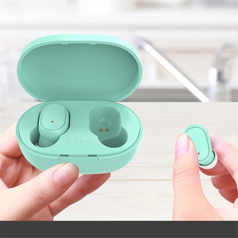 A6S Wireless Bluetooth Earphones Touch Control Sport Headset LED Display Stereo Sound For Mobile Phones