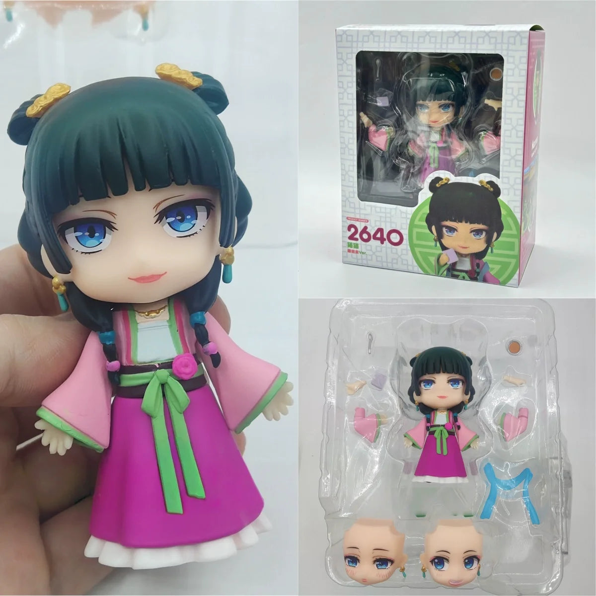 10CM The Apothecary Diaries Kusuriya no Hitorigoto Jinshi Articulated Action Figure Collectible Desktop Ornament Model Kit Gift
