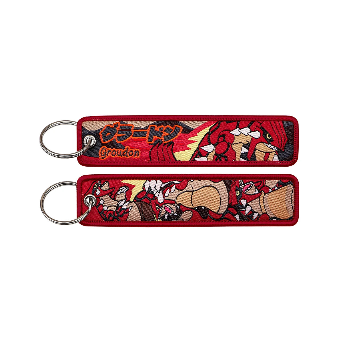 Cute Anime Elf Embroidery Key Fobs Cool Game Key Tags Keychains for Motorcycles Cars Fashion Key Rings Accessories Gifts 1pcs